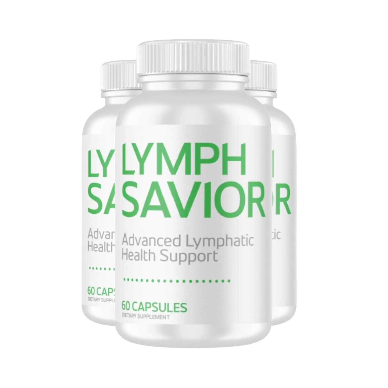 3-Pack Lymph Support – Cutting-edge Savior Health Lymphatic Supplement – 180