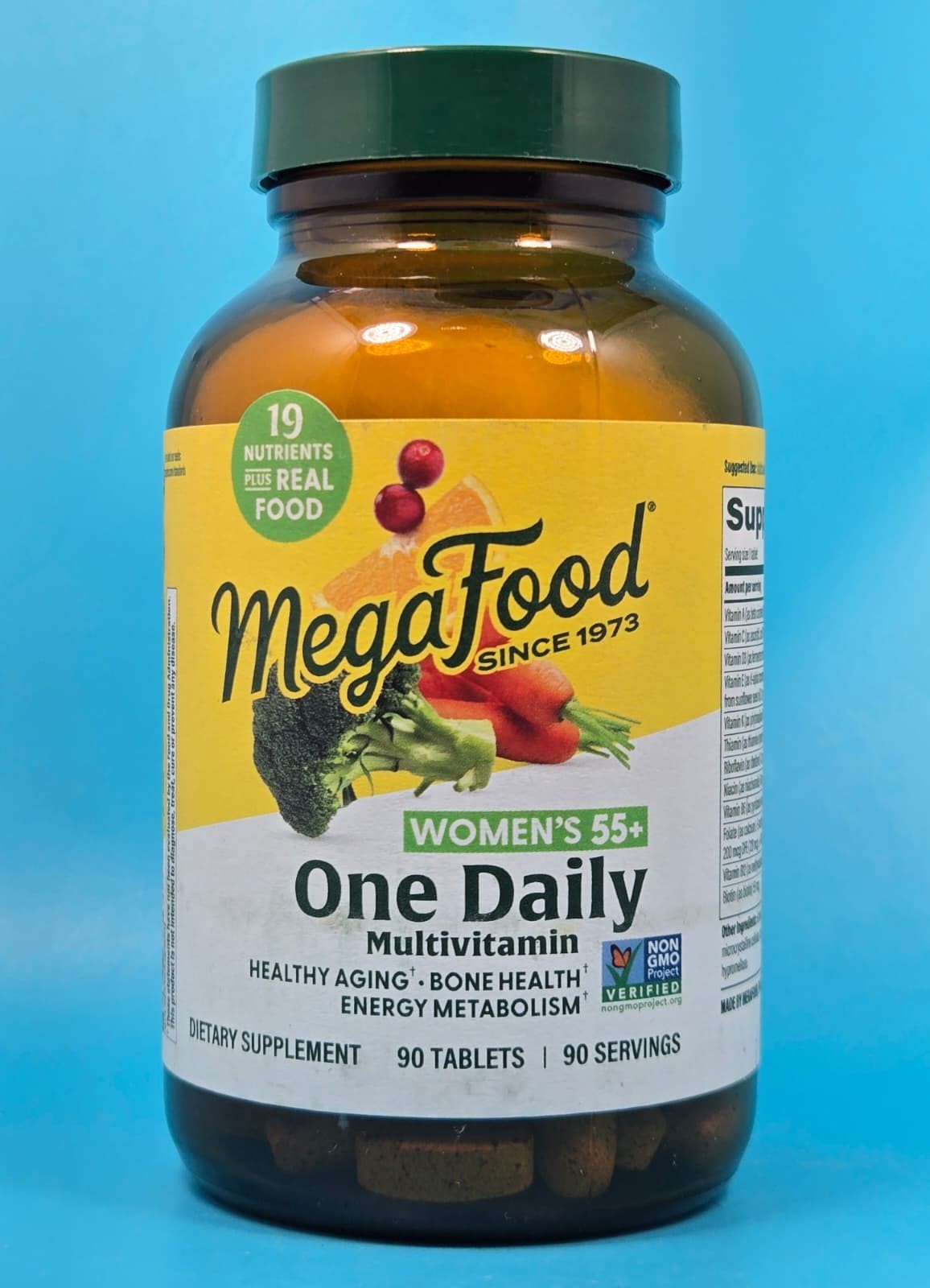 MegaFood Women 55+ One Daily Multivitamin 90 Count Exp 04/2028+