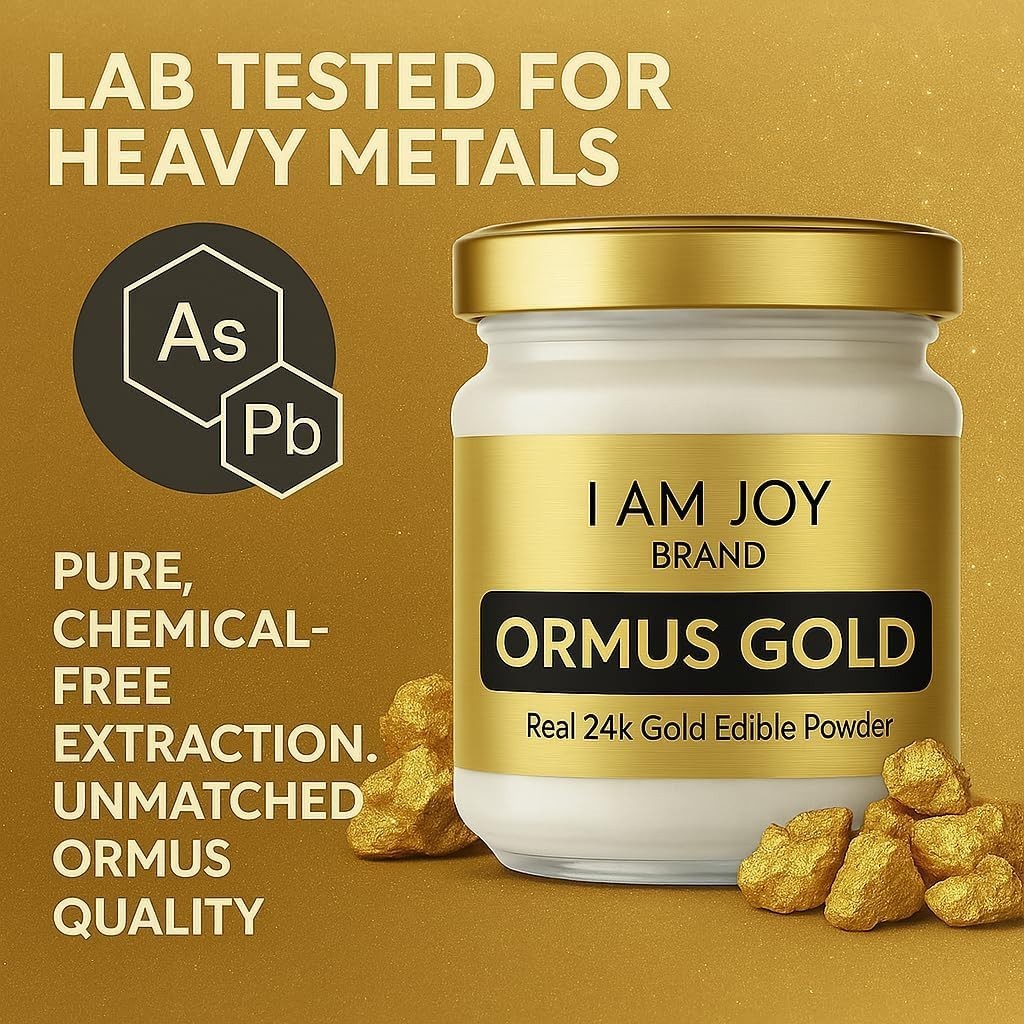 Chemical-Free 24k Ormus White Gold Powder – 22g for Holistic Health