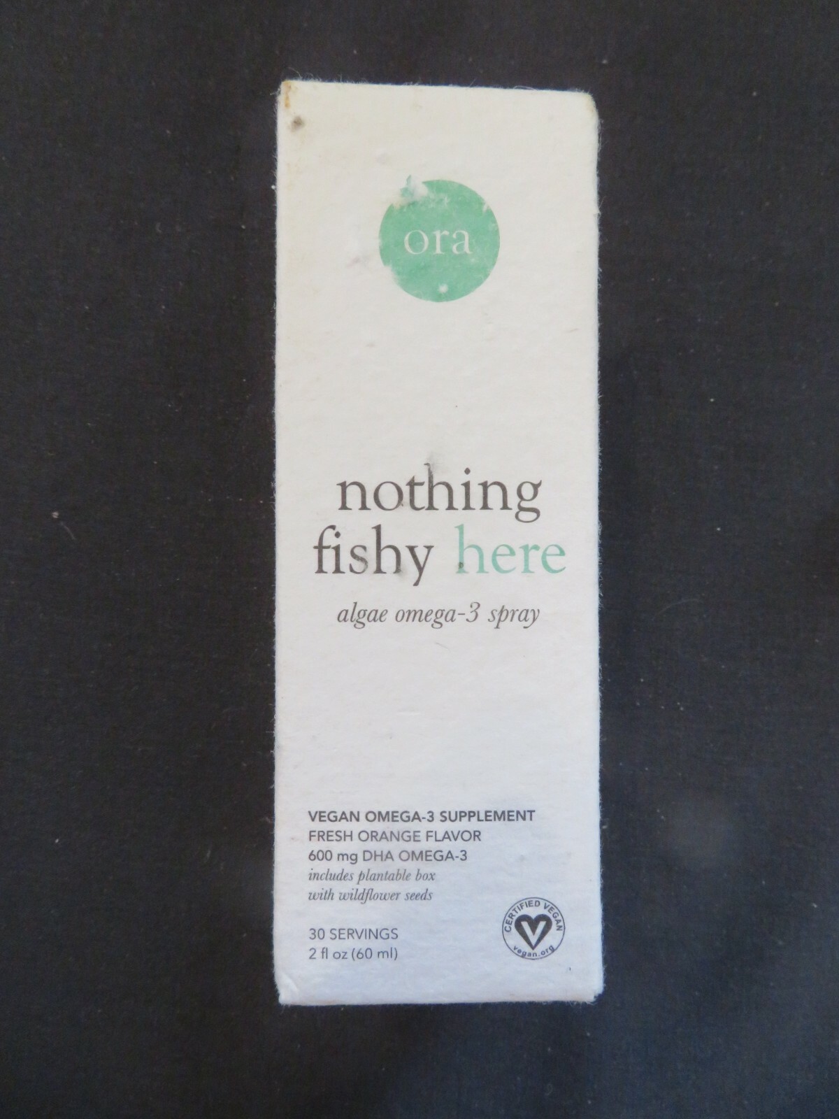 Ora Nothing Fishy Here Algae Omega-3 Spray 2 Oz 30 Servings @