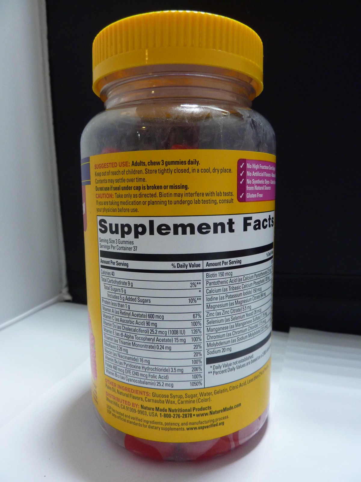 Nature Made ADVANCED Multi 50+ For HER 111 Gummies Exp JAN/2028