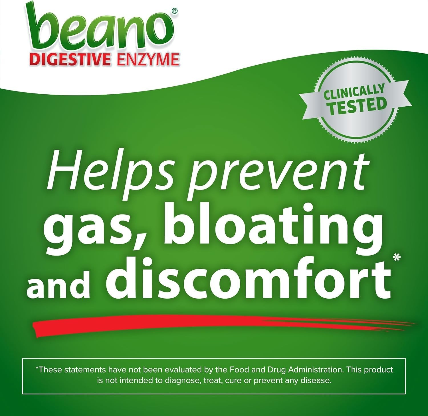 150 Tablets of Preventive Gas Relief for Adults – Unflavored Digestive Support