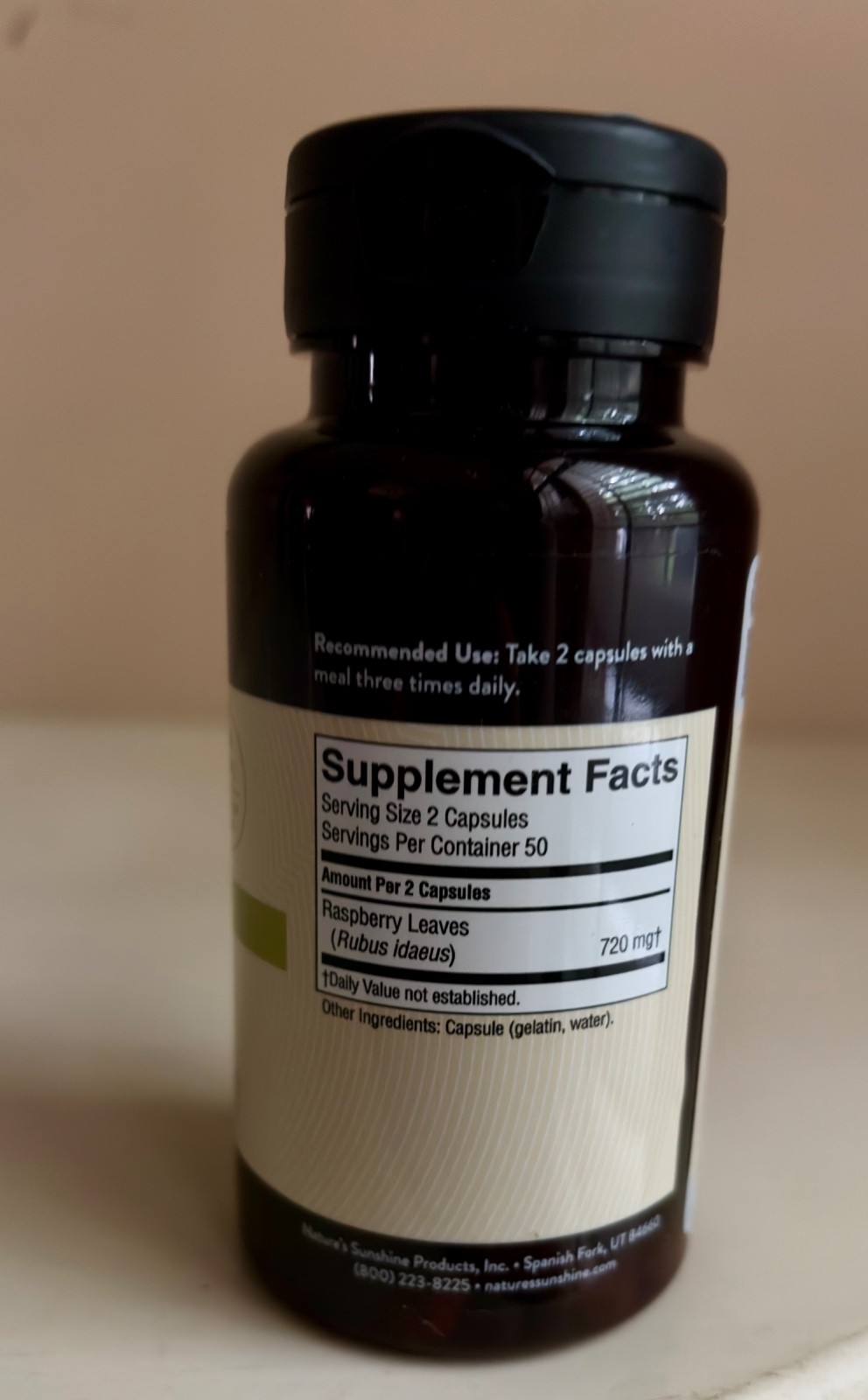 New Nature’s Sunshine Red Raspberry