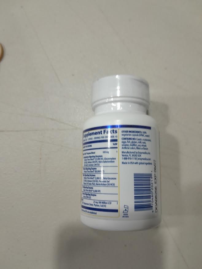Enzymedica Digest Gold Maximum Strength with ATPro – 45 Capsules 08/2027