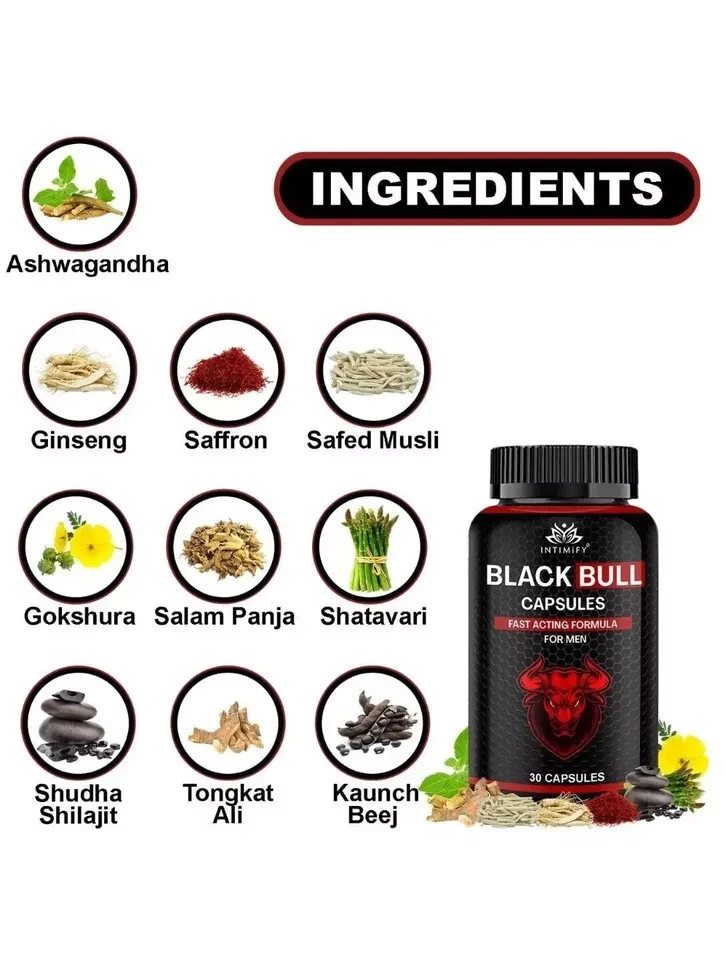NEW . 30 Powerful Capsules . Works In 10 Minutes. 100% Money Back Guaranteed