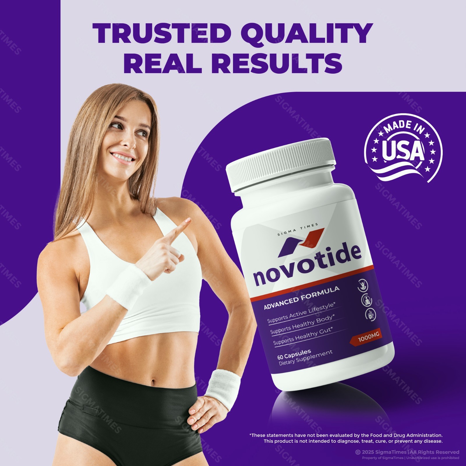 Novotide Capsules, Natural Supplement for Healthy Weight Loss – 5 Pack