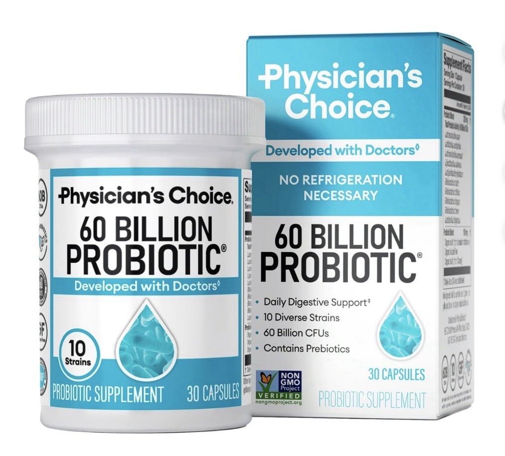 Physician’s Choice 60 Billion Probiotic Dietary Supplement 30Capsules.
