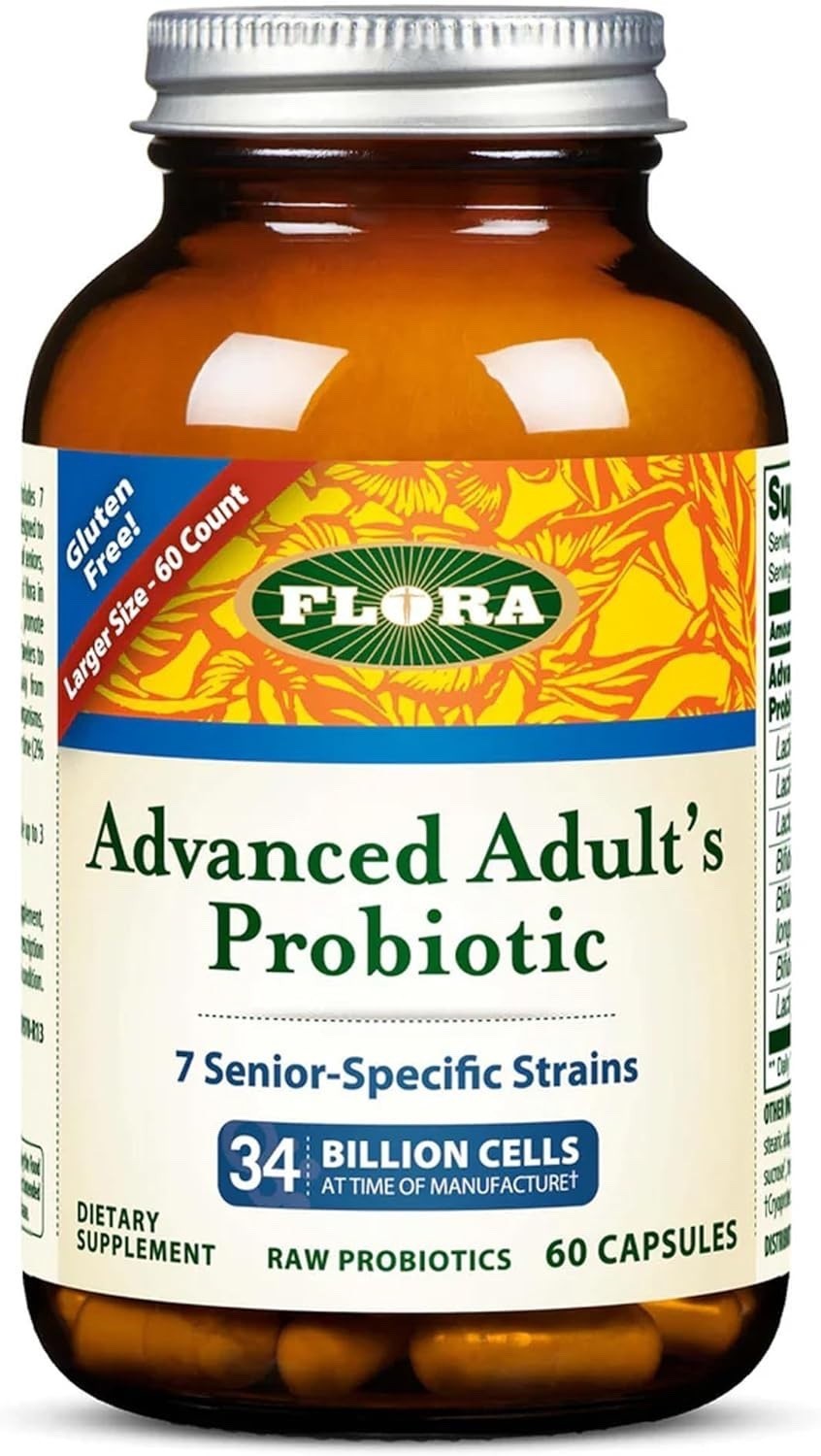 Flora – Advanced Adult’s Blend Probiotic – 60 Capsules – Pack of 2