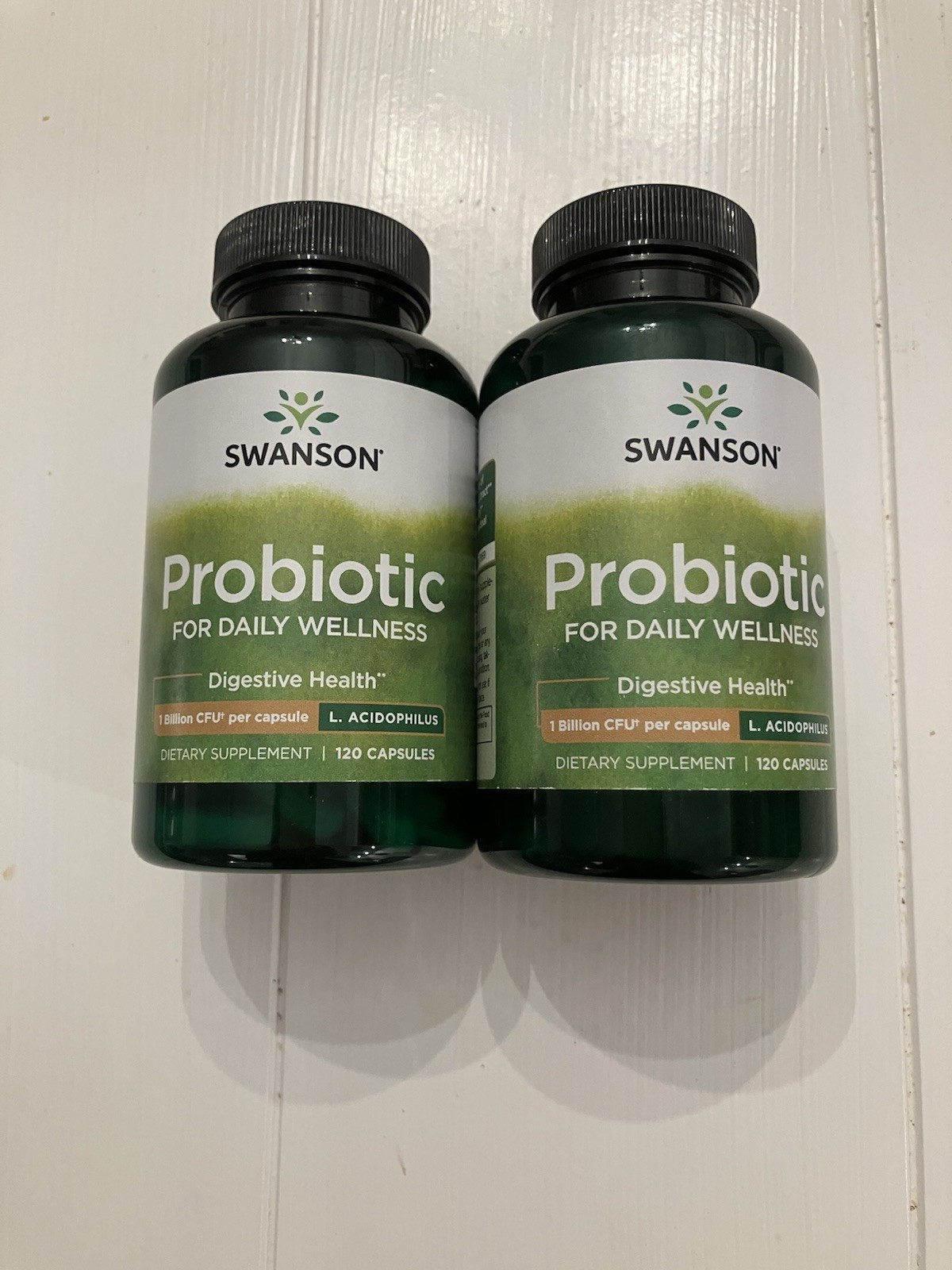 Swanson Probiotic for Daily Wellness 2 Bottles of 120 Capsules
