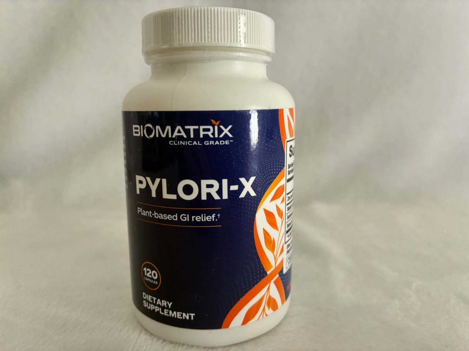 BioMatrix Pylori-X GI Relief Supplement Mastic Gum Berberine 120 Capsules 3/26