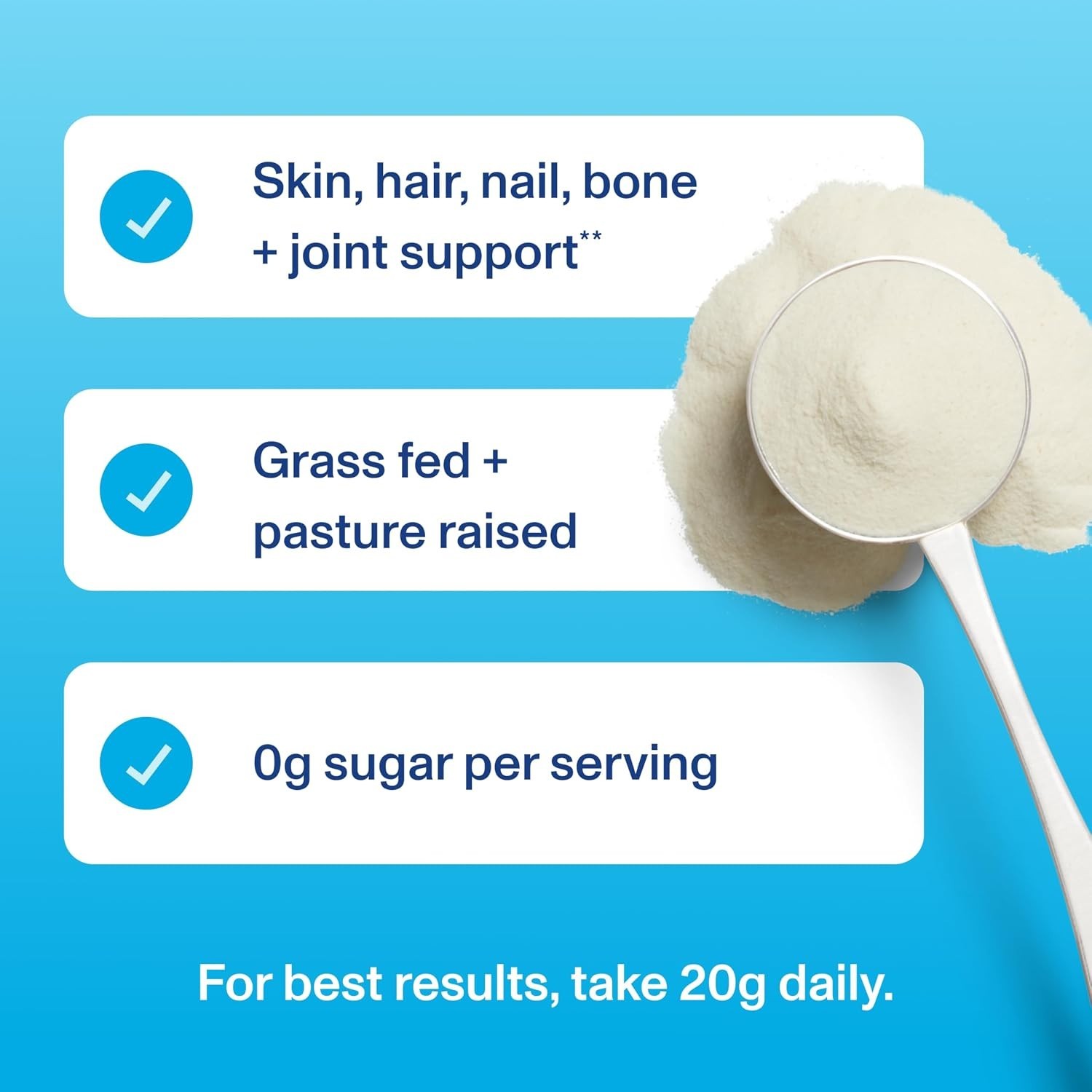 Hydrolyzed Collagen Peptides Powder – Supports Skin, Hair, Nails & Joints