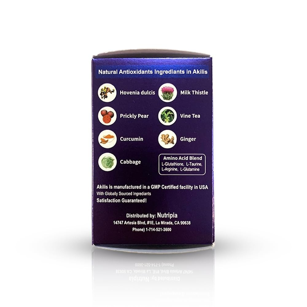 Liver Support Capsules – 100 Veggie Caps, Boost Recovery After Drinking, 16 Ingr