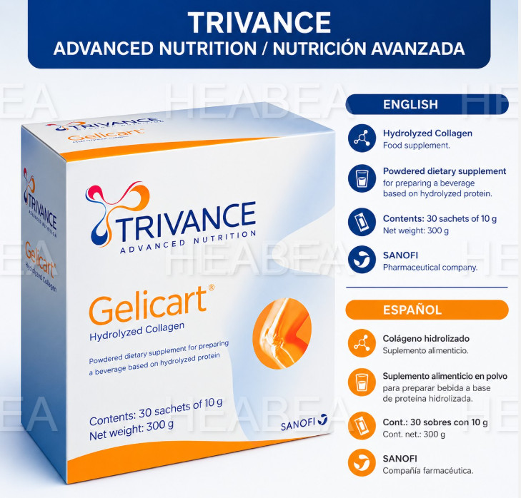 DIETARY SUPPLEMENT: Gelicart hydrolyzed collagen