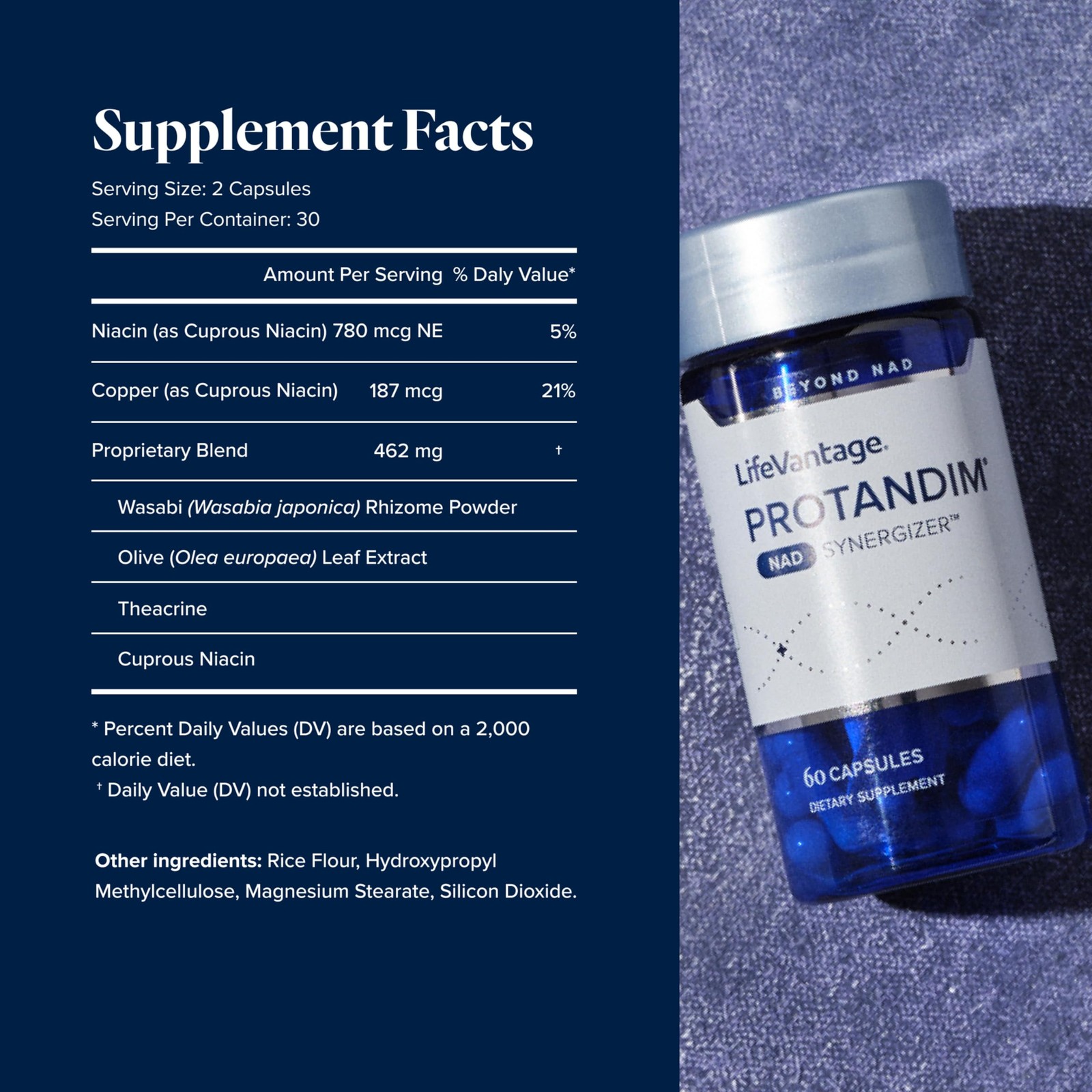 LifeVantage Protandim NAD Synergizer, NAD Supplement for Energy, Mood, Health…