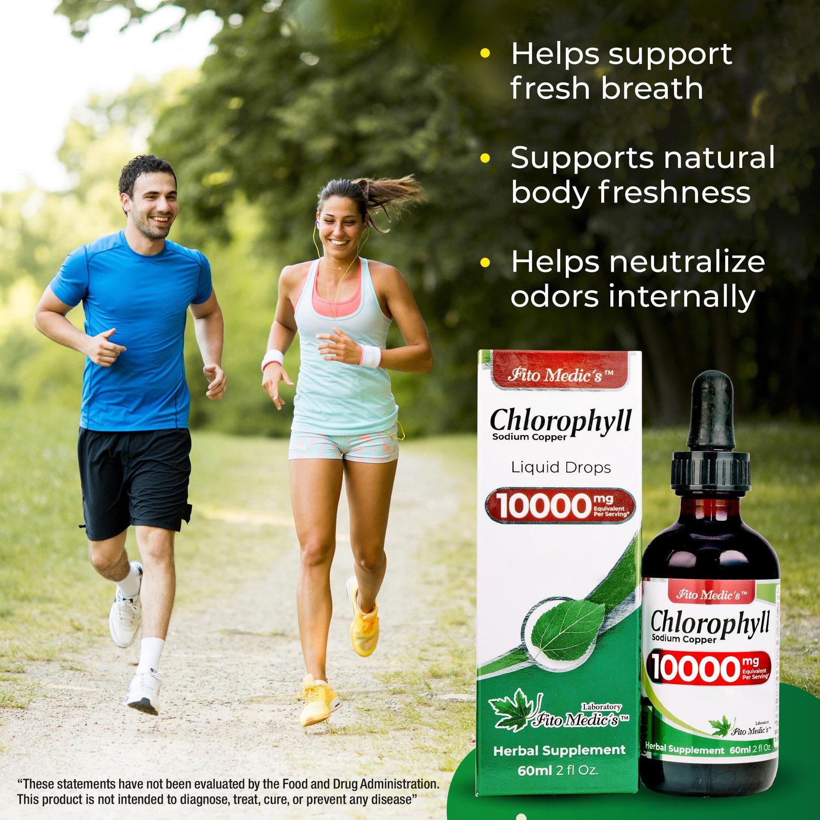 FITO MEDIC’S Lab | Liquid Chlorophyll | 2 Fl Oz (Pack of 1)