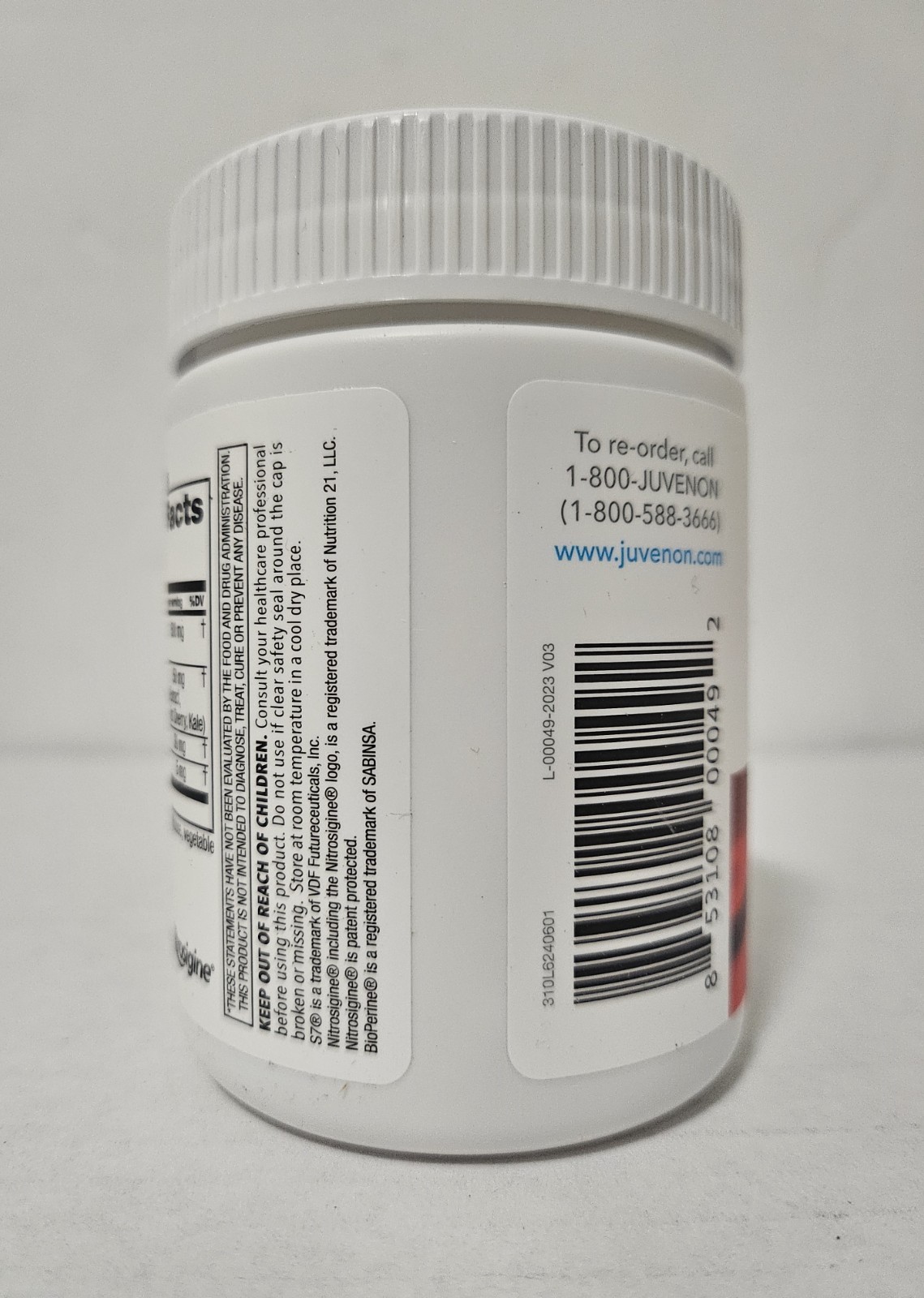 (Genuine) Juvenon BloodFlow-7 Blood Circulation Nitric Oxide 60 Caps – 01/2028
