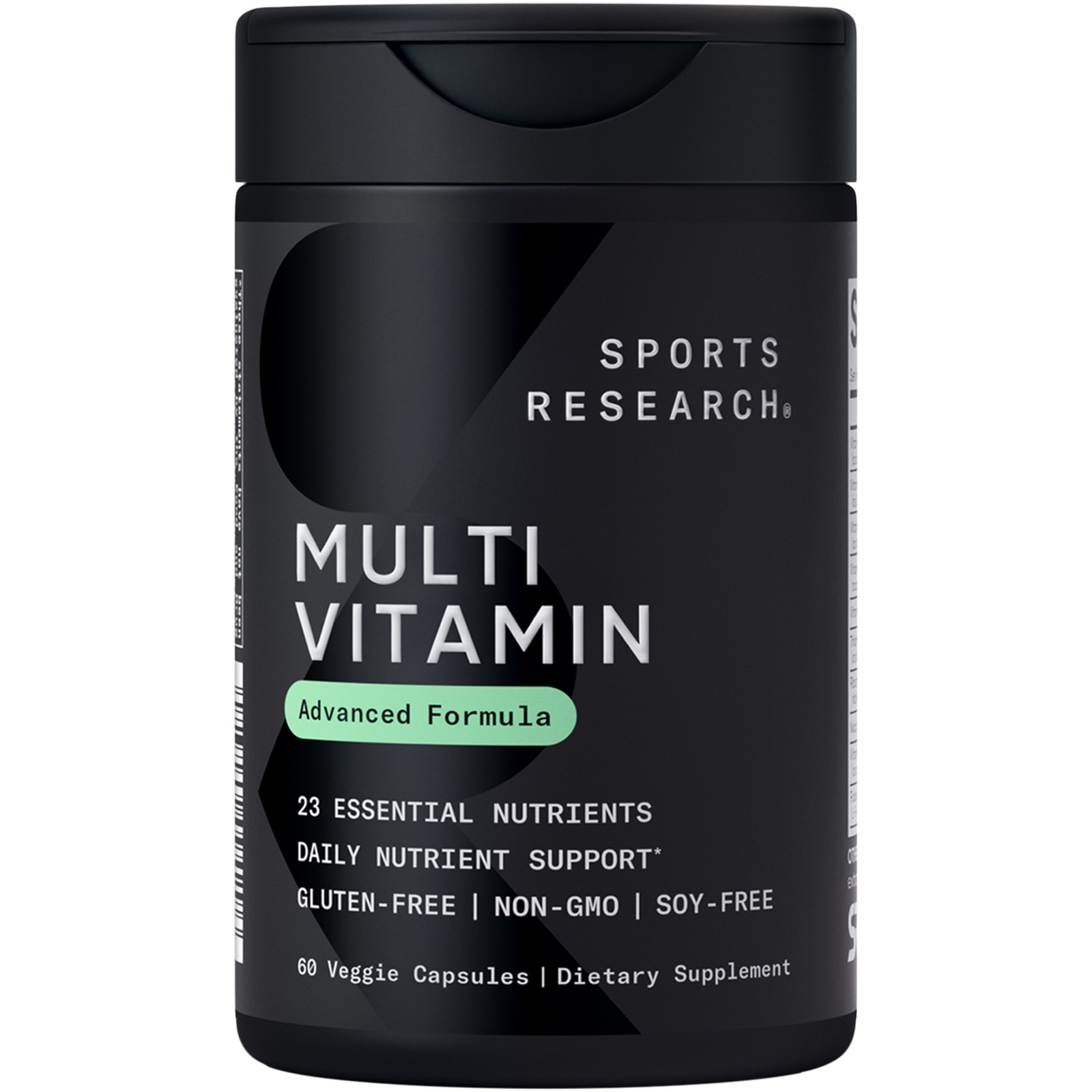 Multivitamin Advanced Formula 23 Essential Vitamins, Minerals CoQ10 Iodine 60 Ct