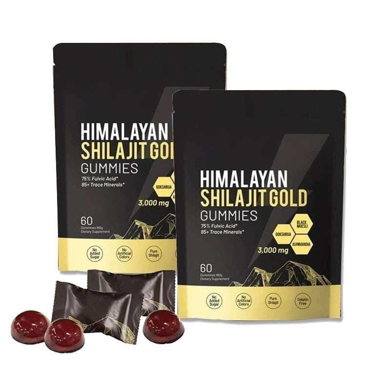 3Bag Shilajit 60 Gummies, Shilajit Micronutrient Supplement, Himalayan Premium