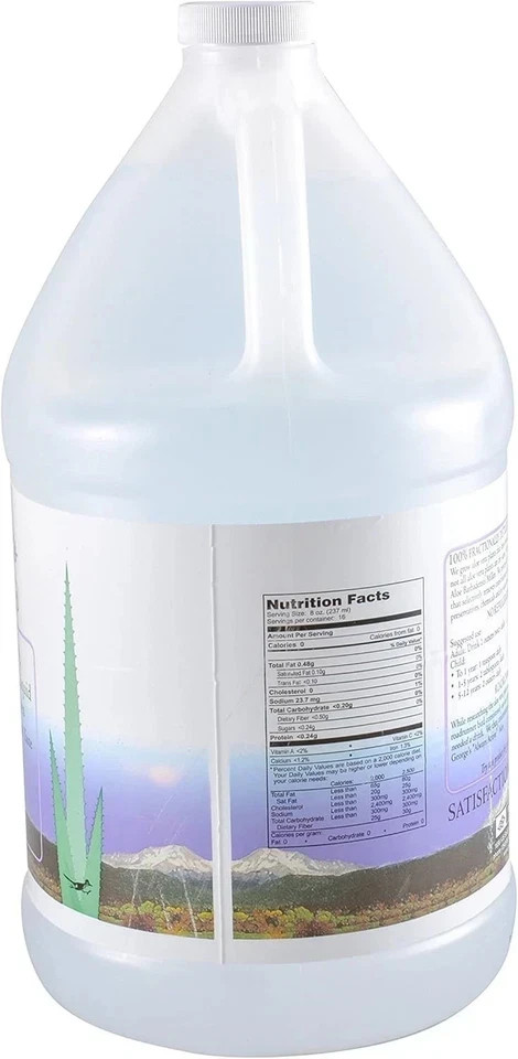 Warren Laboratories George’s 100% Aloe Vera Liquid 128 fl. oz Each (Pack of 2)