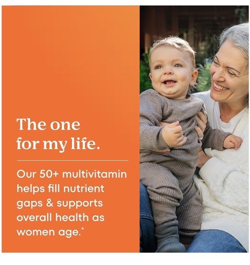One A Day Multivitamin for Women 50 and Over Tablets, Womens Multivitamin 50 plu
