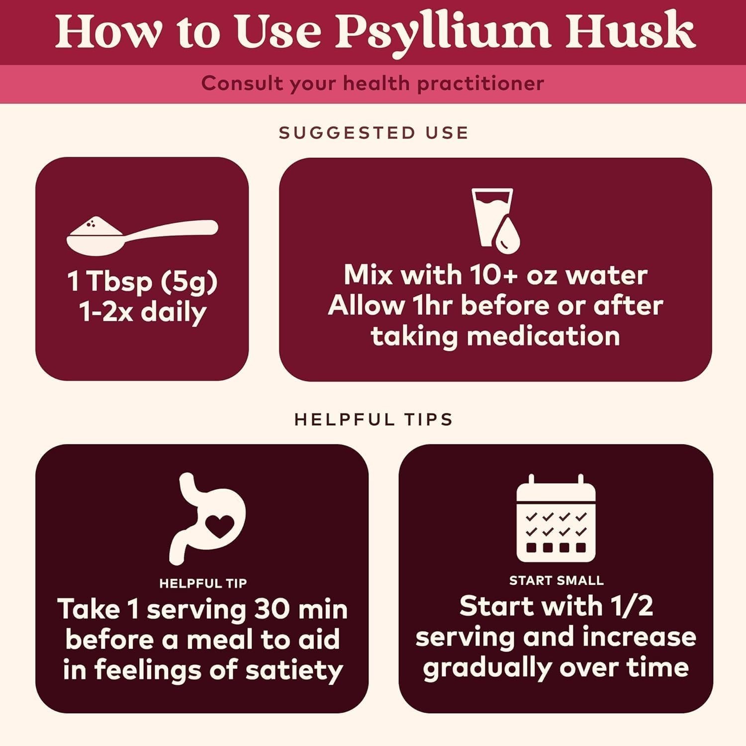 Whole Psyllium Husk Powder Organic – Psyllium Husk Fiber Supplement, Digestio…