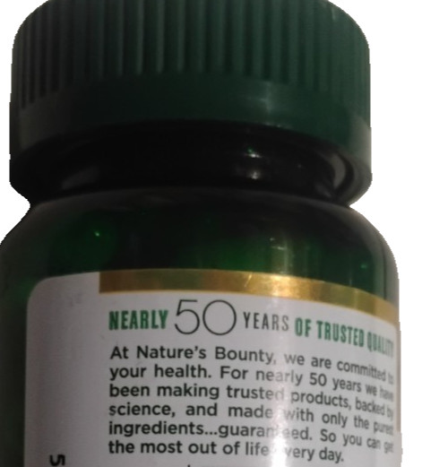 Natures Bounty GENTLE IRON Glycinate 90 capsules 28 grams Best By: 07/2028 New