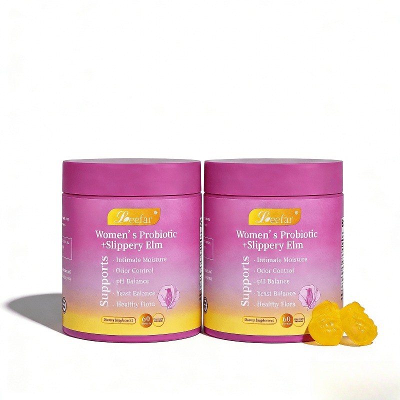 Women‘s Probiotic Slippery Gummies: Elm for Digestive & Immune Support, 60 Pcs