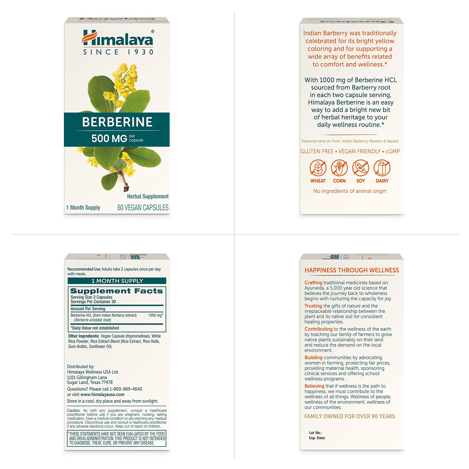 10/27 Himalaya Berberine – Herbal Supplement for Supporting Normal Metabolism, I