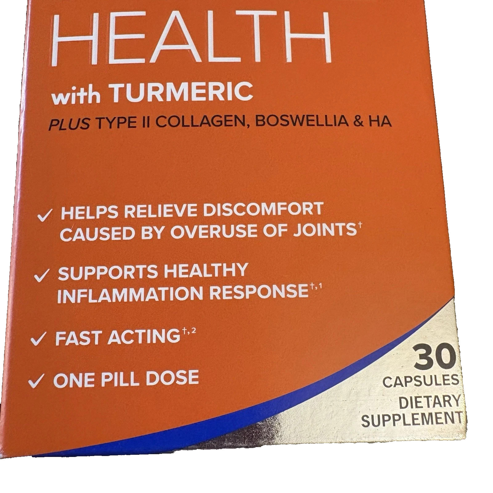 Qunol Joint Health with Turmeric and Collagen 30 Capsules, EXP 02/2026+