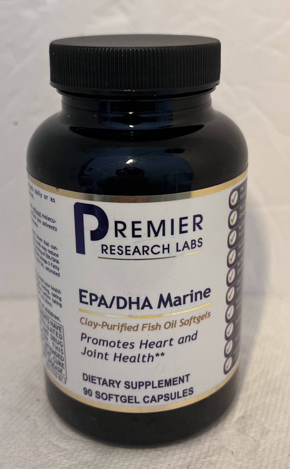 P.R. Labs EPA DHA Marine Softgels Omega3 Fish Oil Heart Joint Health Exp 05/2026