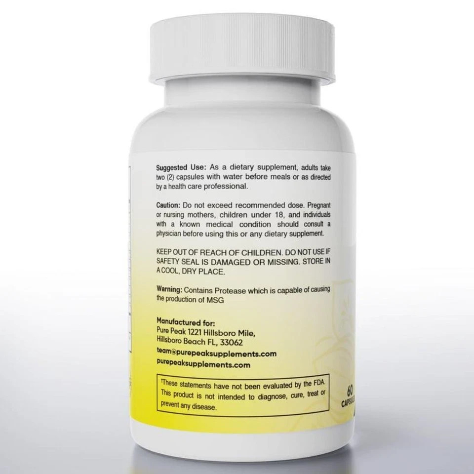 Pure Peak Candida Cleanse – Healthy Gut Function & Natural Detox Support