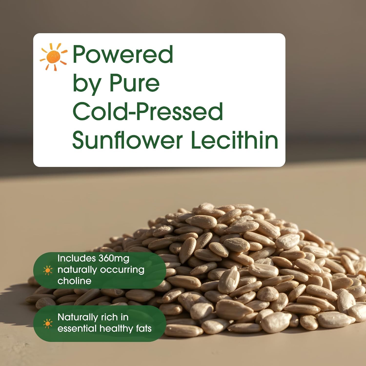 Cold Pressed Sunflower Lecithin 2400mg Softgels NatureBell Supplement
