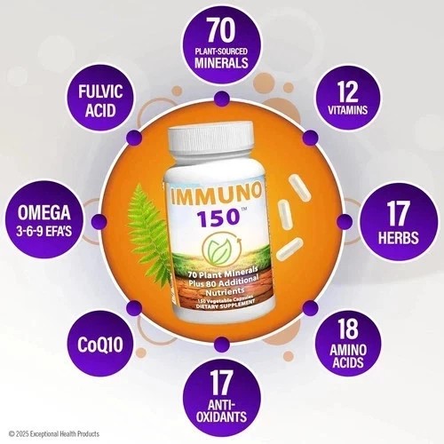 IMMUNO The Ultimate Multivitamin & Immune Support Supplement 300 Capsules