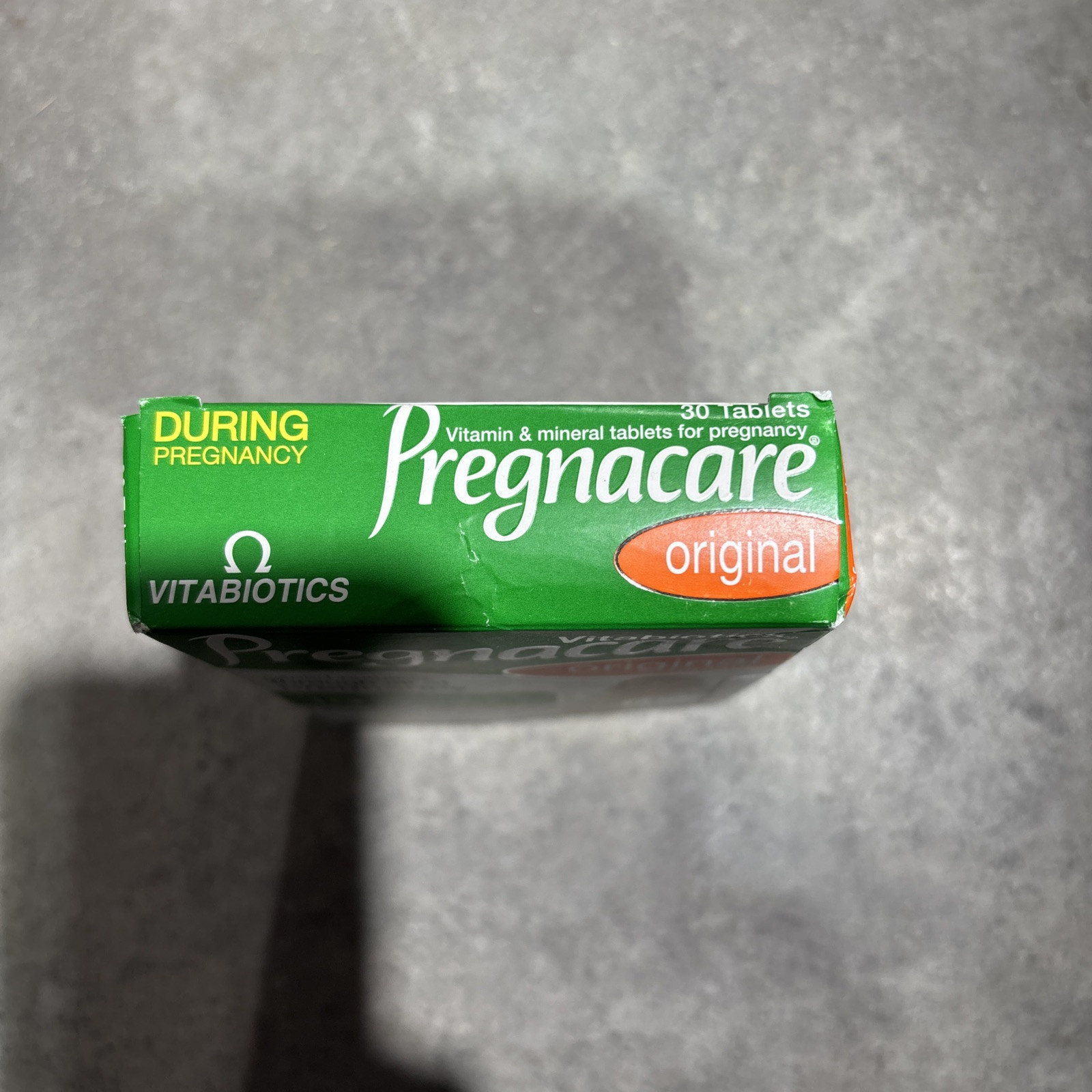 Vitabiotics Pregnacareoriginal Tablets 30 Tablets Exp 10/2026