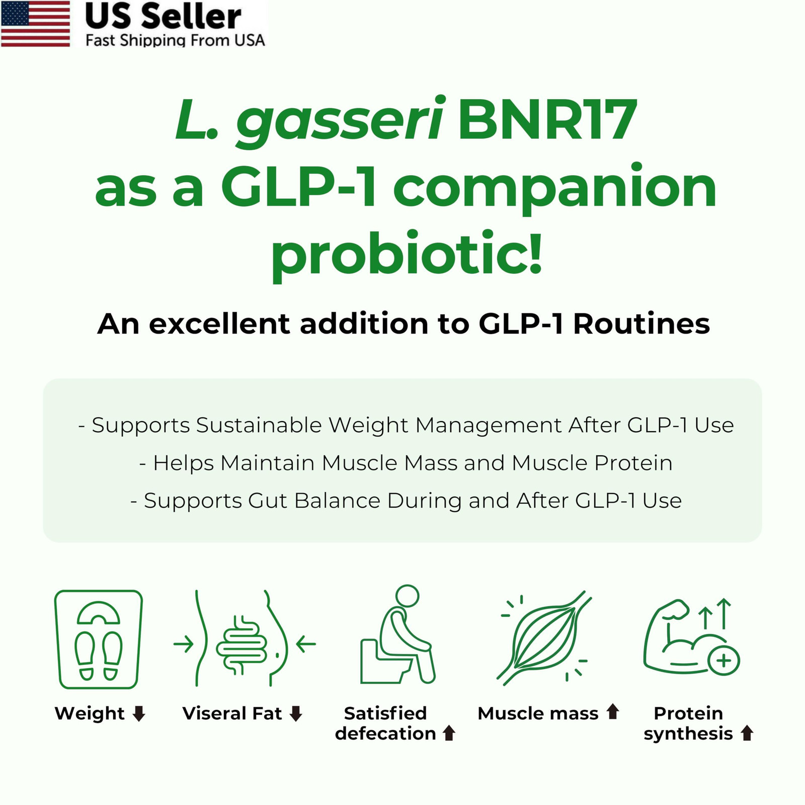 AceBiome BNRThin S30, Lactobacillus Gasseri BNR17, 10 1 Count (Pack of 30)