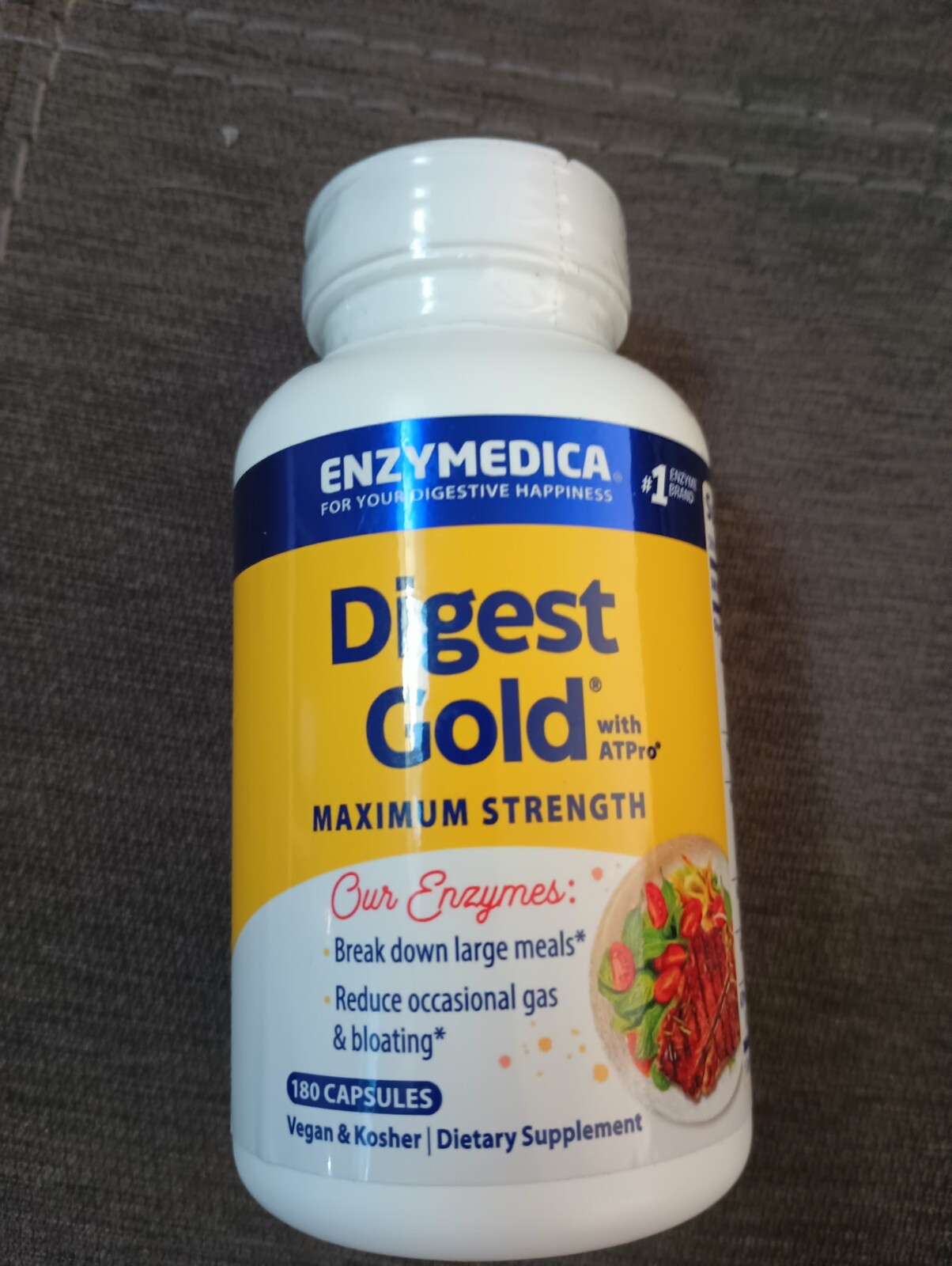 Enzymedica Digest Gold with ATPro Digestive Support Supplement – 180 Count 6/27