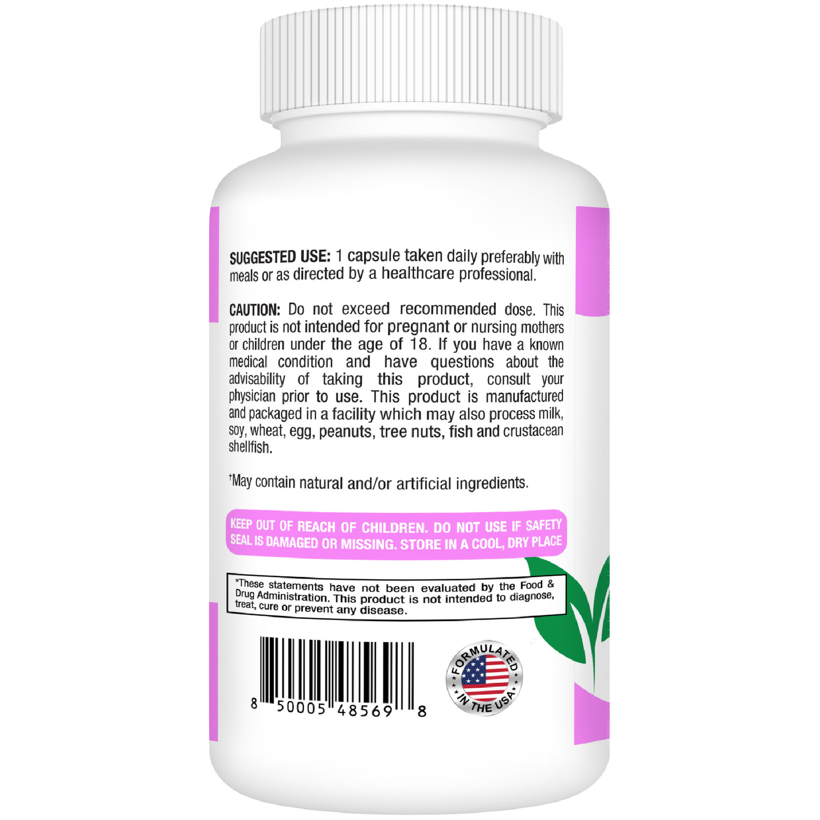 Vaginal Probiotic – pH, Odor & Yeast Support with Prebiotics – 30 Day Supply