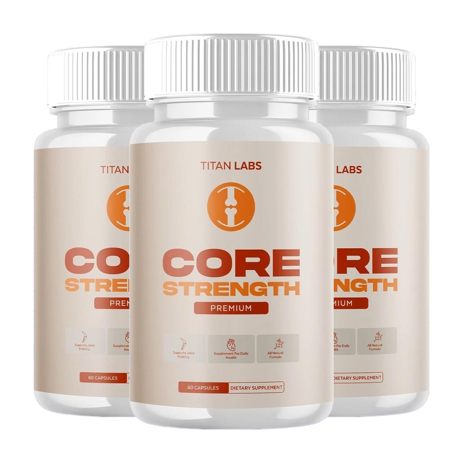 (3 PACK) Core Strength Joint Support Advanced Formula CoreStrength 180 Capsules