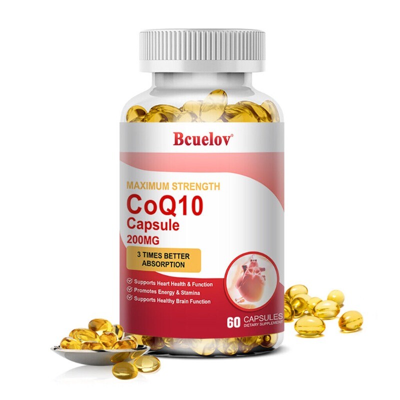 CoQ10 200mg 30/60/120 capsules Q10 C0q 10 Coenzyme Cardiovascular Heart Health