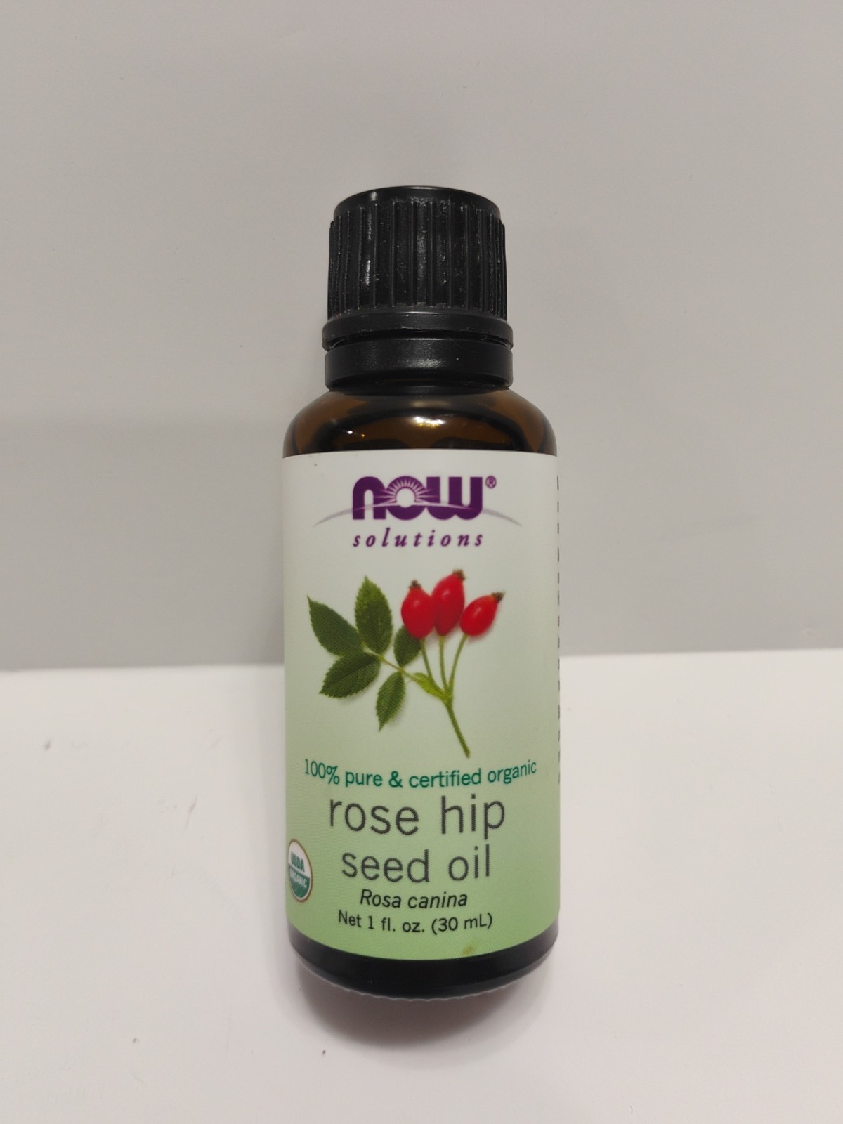 Solutions, Certified Organic Rose Hip Seed Oil, 1 fl oz (30 ml) Exp 4/2015