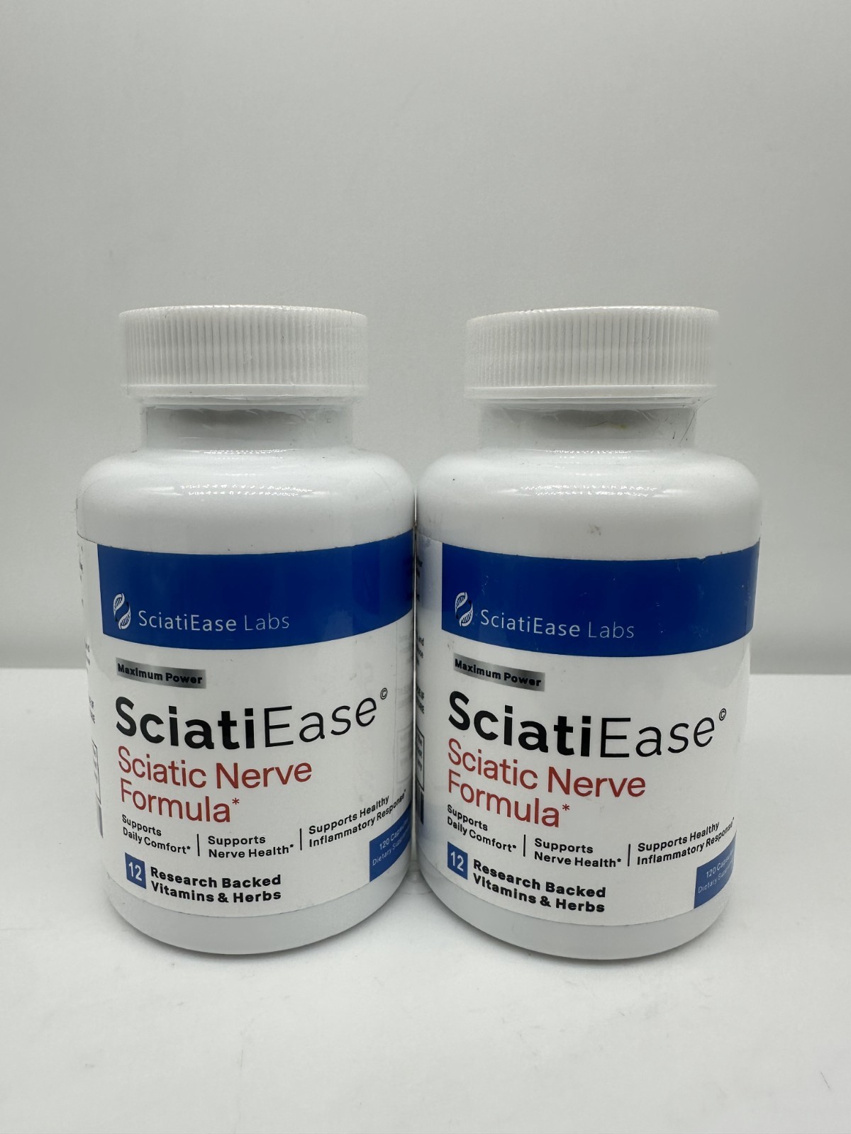 5 Pack SciatiEase Labs Sciati Ease Sciatic Nerve Formula 120 Cap NEW Exp 2027