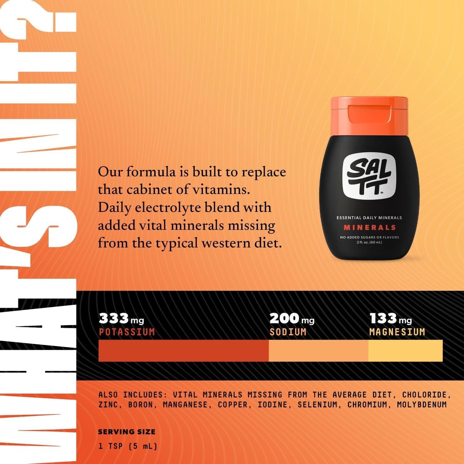 Daily Electrolytes Trace Mineral Drops 2 oz – Sodium, Potassium & Magnesium