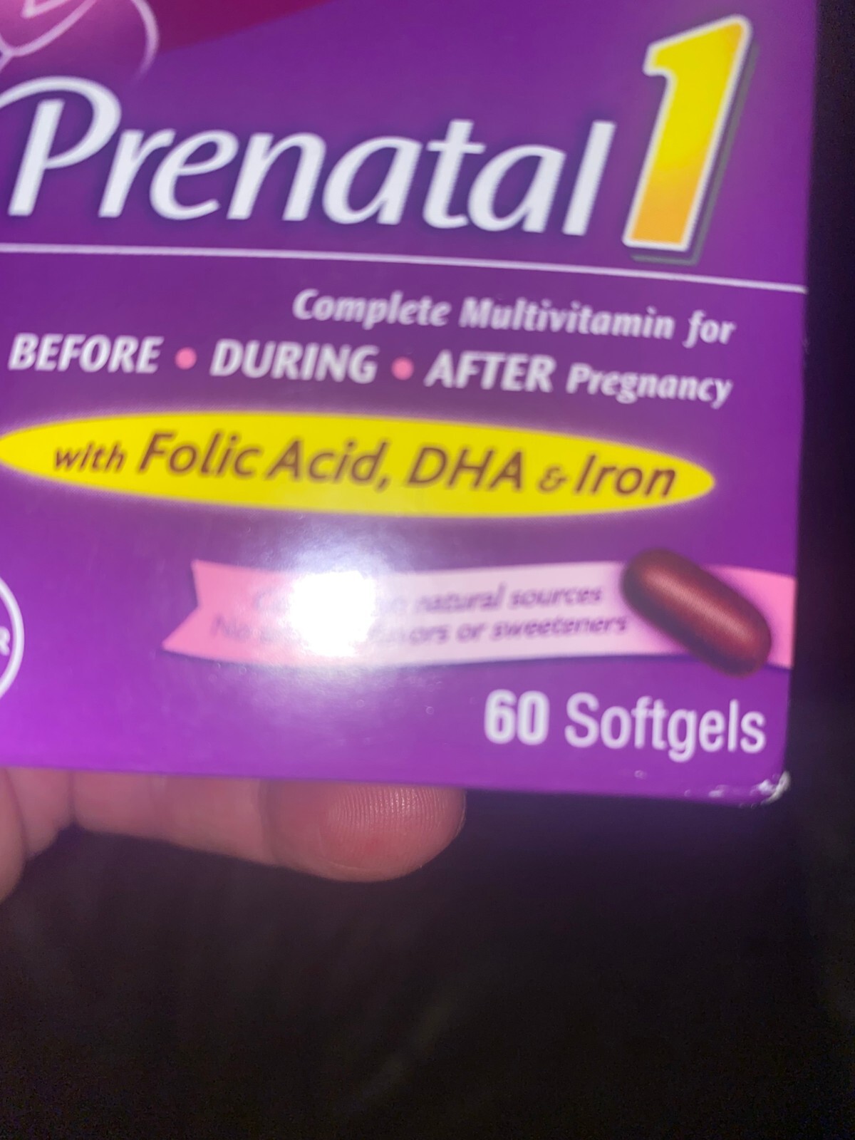 One A Day Prenatal1, 60 Softgels. Expires 06/2025