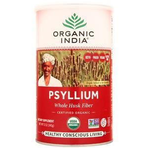 Organic India Psyllium Organic Whole Husk Fiber 12 oz