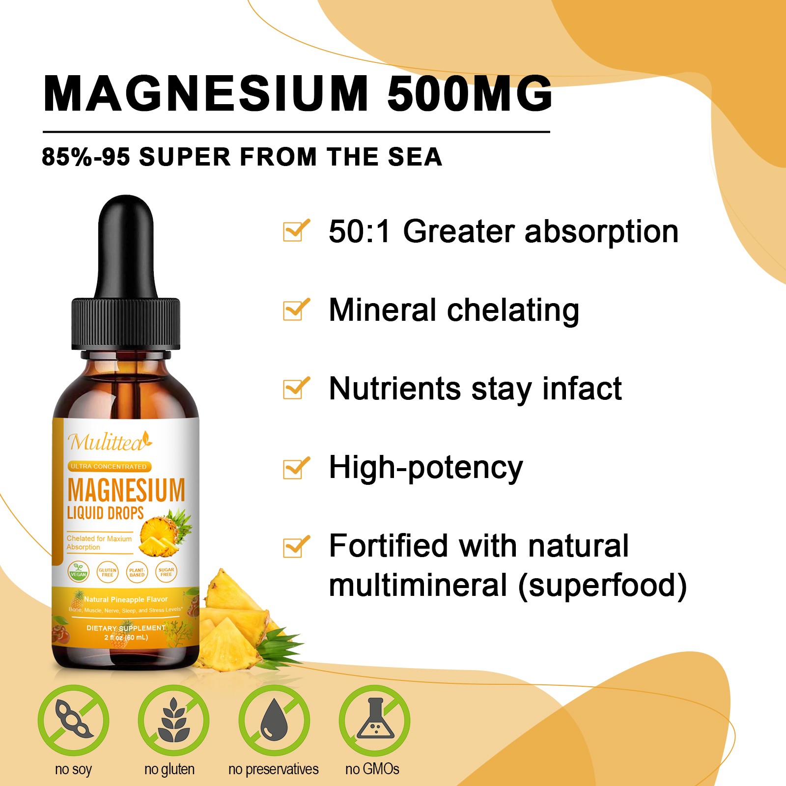 Potassium Magnesium Supplement Liquid – High Absorption Calm Magnesium Complex
