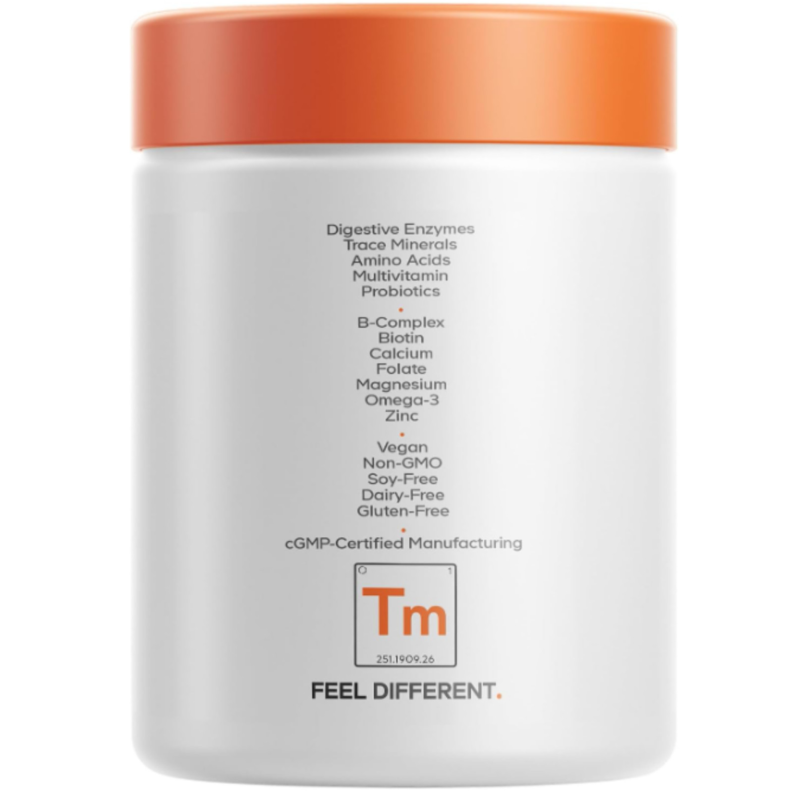 Multivitamínico para adolescentes, más de 25 vitaminas y minerales, 60 cápsulas