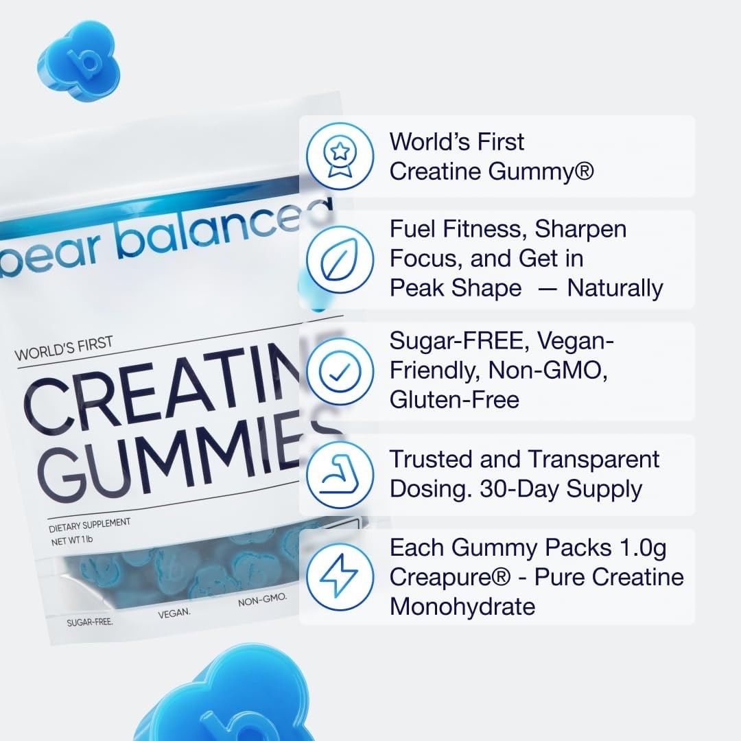 Bear Balanced Creatine Gummies for Men & Women