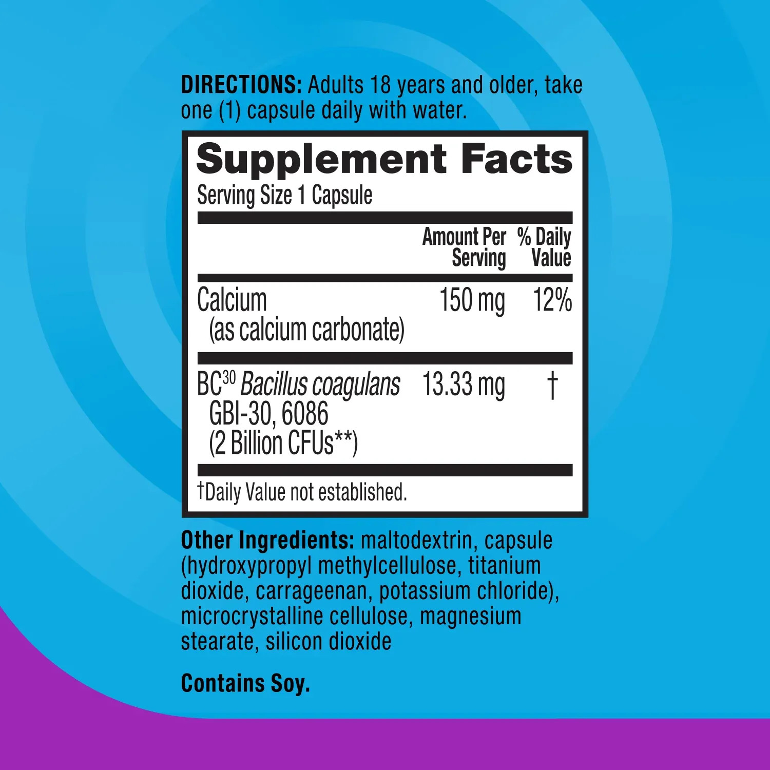 Schiff Digestive Advantage Daily Probiotic Supplement Immune Capsule 30 Ct 4PK