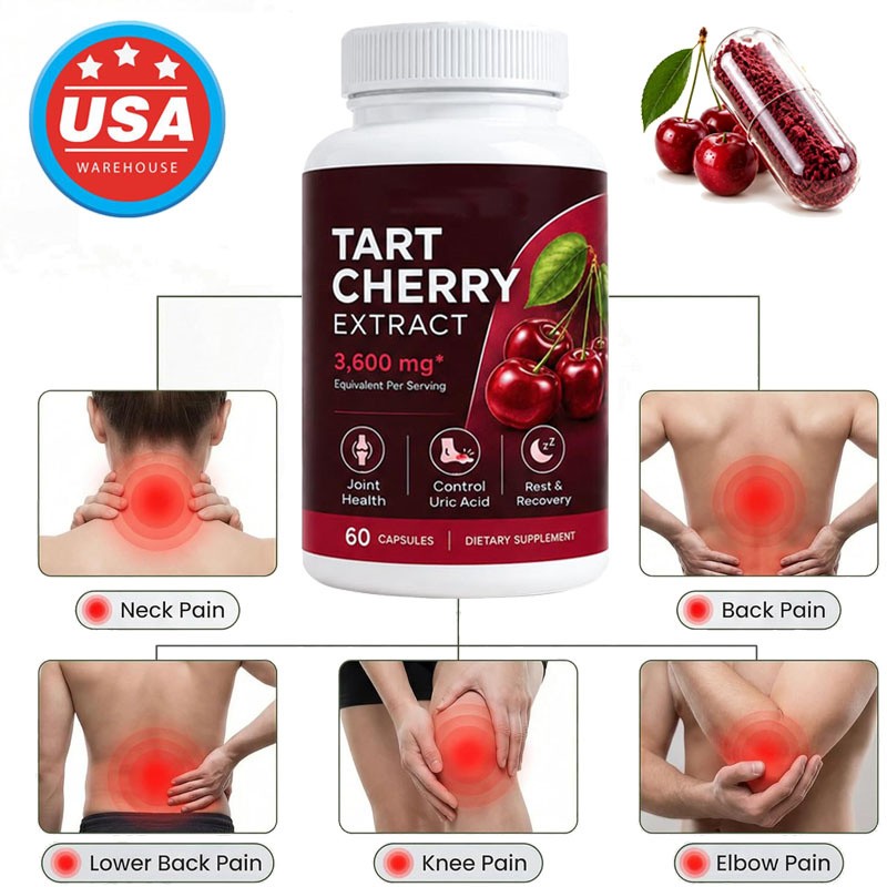Good Grove Tart Cherry Extract,Goodgrove Tart Cherry Cold Extracted,60 Capsules
