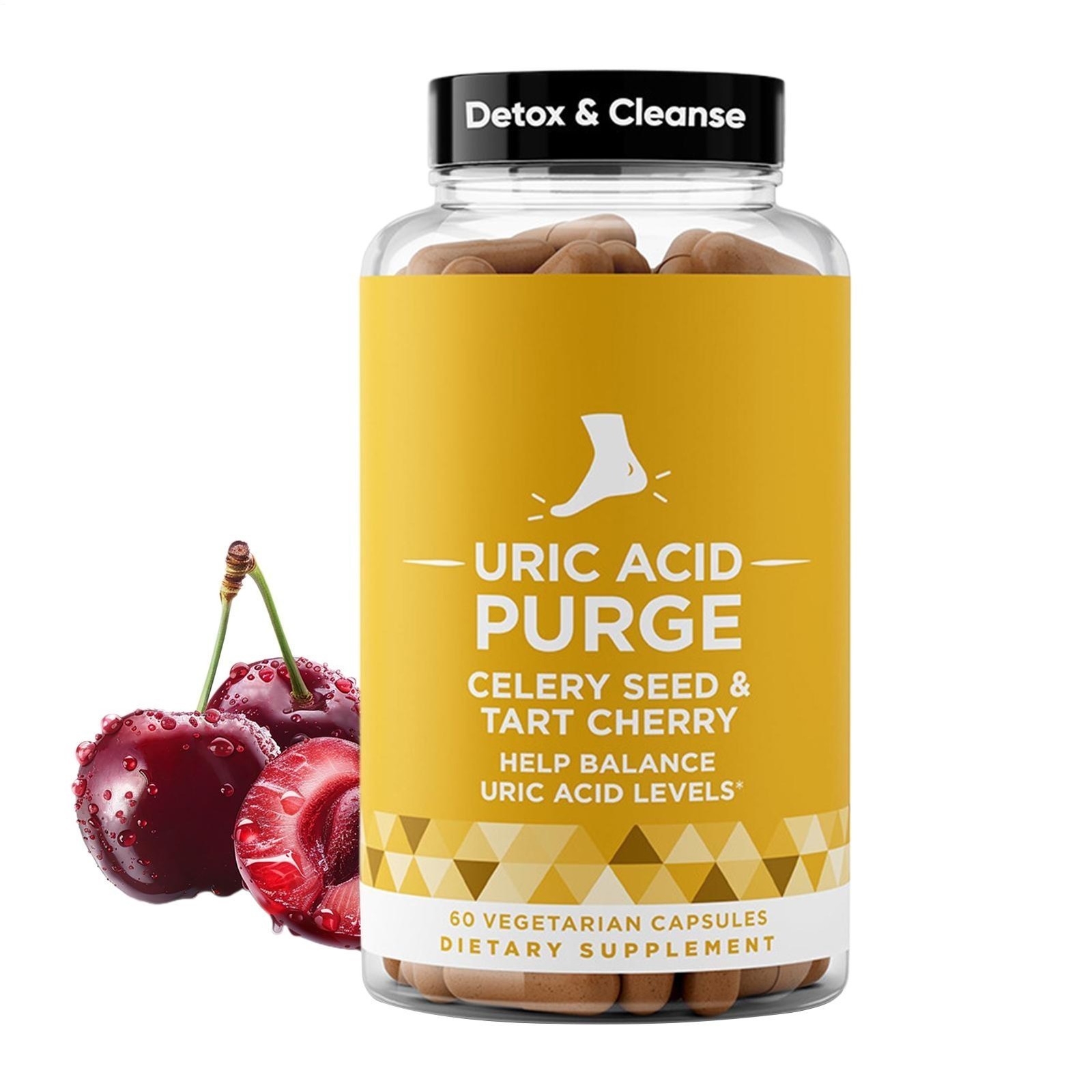 Purge! Uric Acid Flush Detox Cleanse Joint Support Active Mobility Tart Cherry